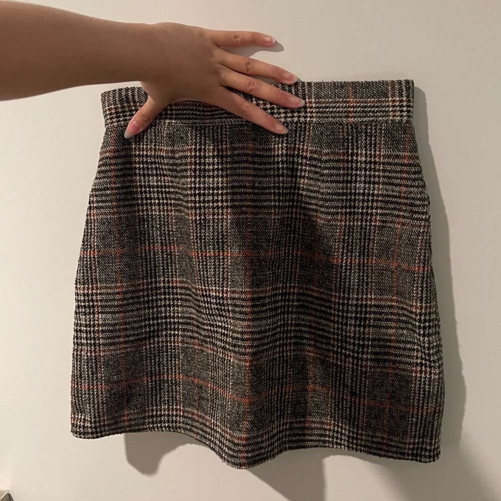 Plaid Mini Skirt